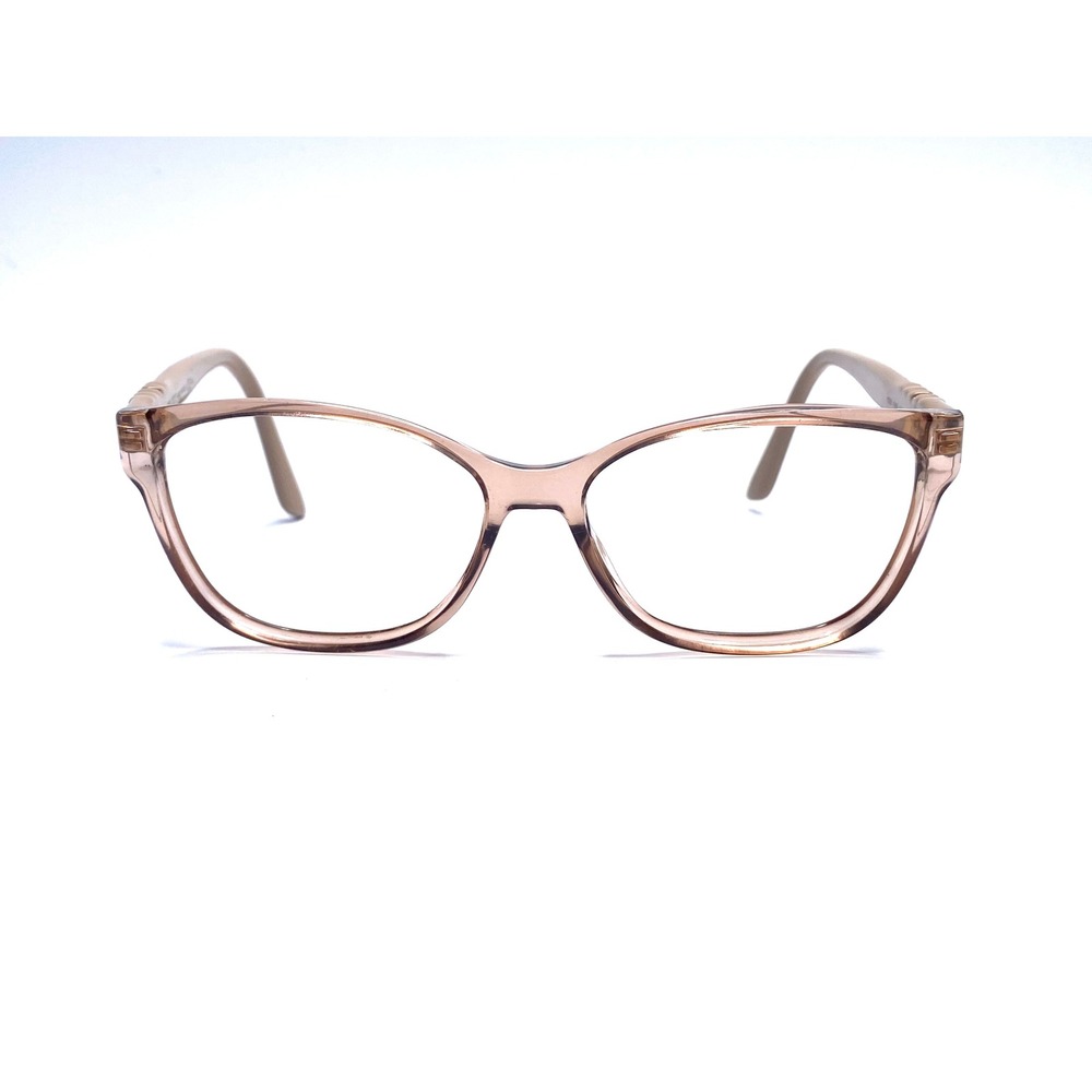 NWOT Jimmy Choo JC238 Nude Pink Cat Eye Eyeglass Made in Italy 53-15-125